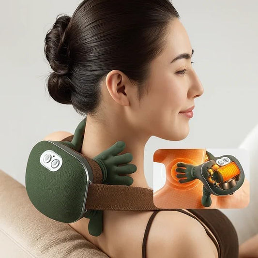 Portable Pulse & Heat Neck Massager
